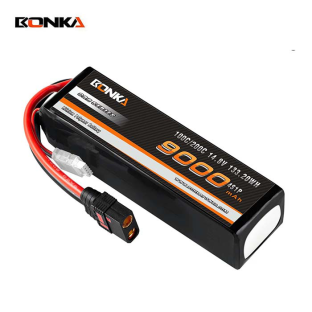 BONKA 9000mAh 100C 4S 14.8V Soft Pack for RC Car